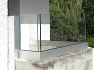 نرده های شیشه ای بالکن از جنس آلومینیوم 6063 T5 با برس و آینه کامل